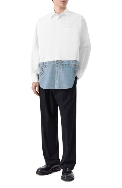 Хлопковая рубашка MOSCHINO, арт. A0228/0235, фото 2