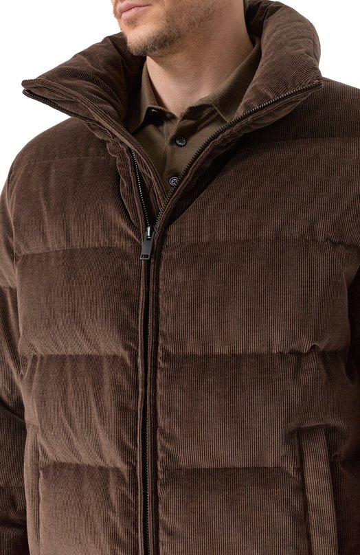 Вельветовый пуховик MVST M25.1MM.0010/574 Коричневый  M25.1MM.0010/574 Фото 5