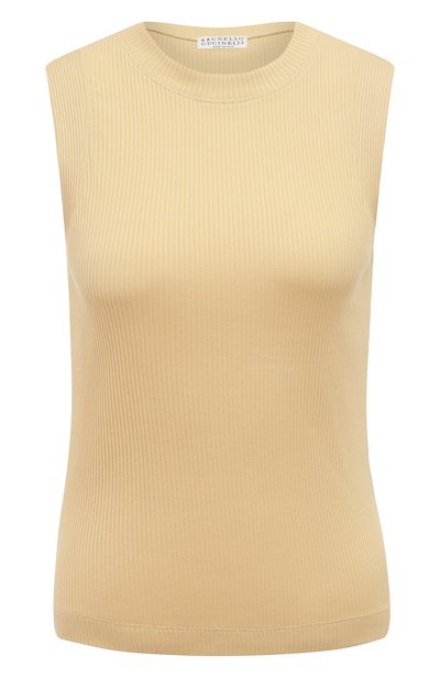 Женский хлопковый топ BRUNELLO CUCINELLI, арт. 221MH990BM100
