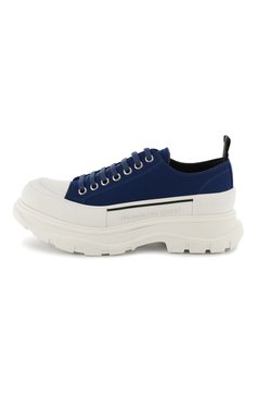 Мужские текстильные ботинки tread slick ALEXANDER MCQUEEN син�его цвета, арт. 604257/W4LR1 | Фото 3 (Материал внешний: Текстиль; Мужское Кросс-КТ: Ботинки-обувь; Материал внутренний: Натуральная кожа; Материал сплава: Проставлено; Материал утеплителя: Без утеплителя; Подошва: Массивная; Драгоценные камни: Проставлено; Длина стельки: 26,6, 27,3, 27,6, 28,0, 28,3, 28,7, 29,0, 29,3, 29,6, 30,0)