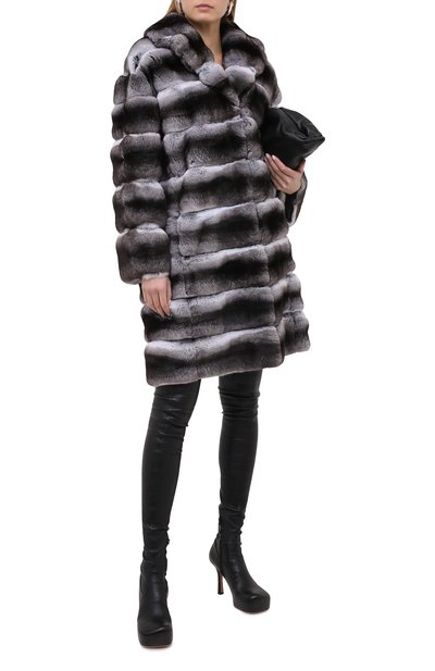 Шуба из меха шиншиллы VALENTINO, арт. UF3FAA8821F, фото 2