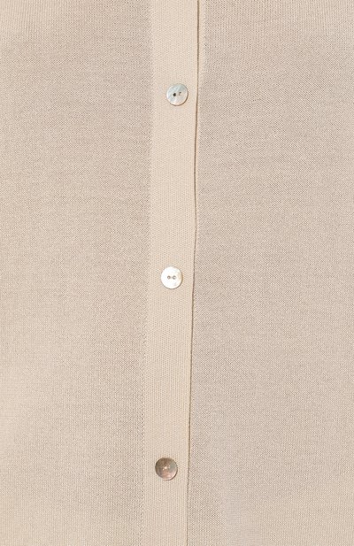 Кардиган из шелка и вискозы FREEAGE кремового цвета по цене 49940 руб., арт. S22.JM310.6070.101, фото 5 Кардиган из шелка и вискозы FREEAGE, арт. S22.JM310.6070.101, фото 5