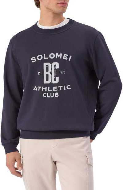 Хлопковый свитшот BRUNELLO CUCINELLI, арт. MW8633380G, фото 3