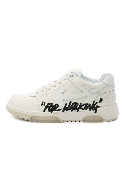 Кожаные кеды out of office OFF-WHITE, арт. 0WIA259S21LEA0020140, фото 3
