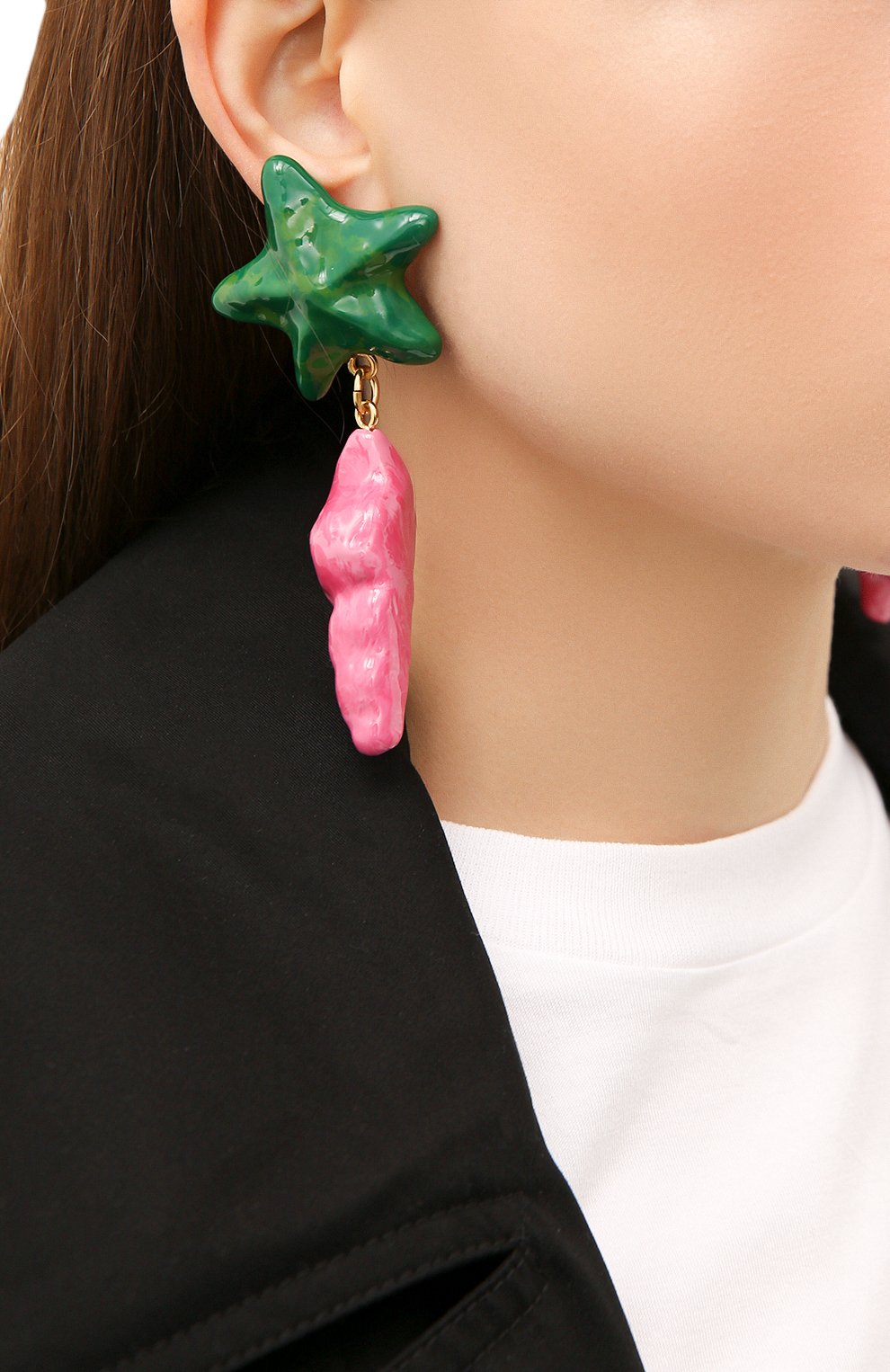 Клипсы SAINT LAURENT, арт. 644816/Y1591, фото 4