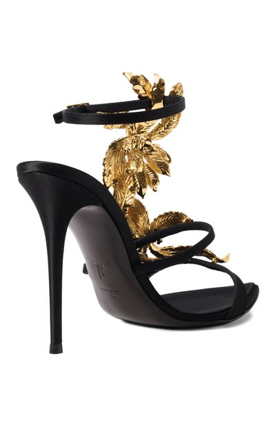 Атласные босоножки incanto 105 GIUSEPPE ZANOTTI DESIGN, арт. I600030, фото 5