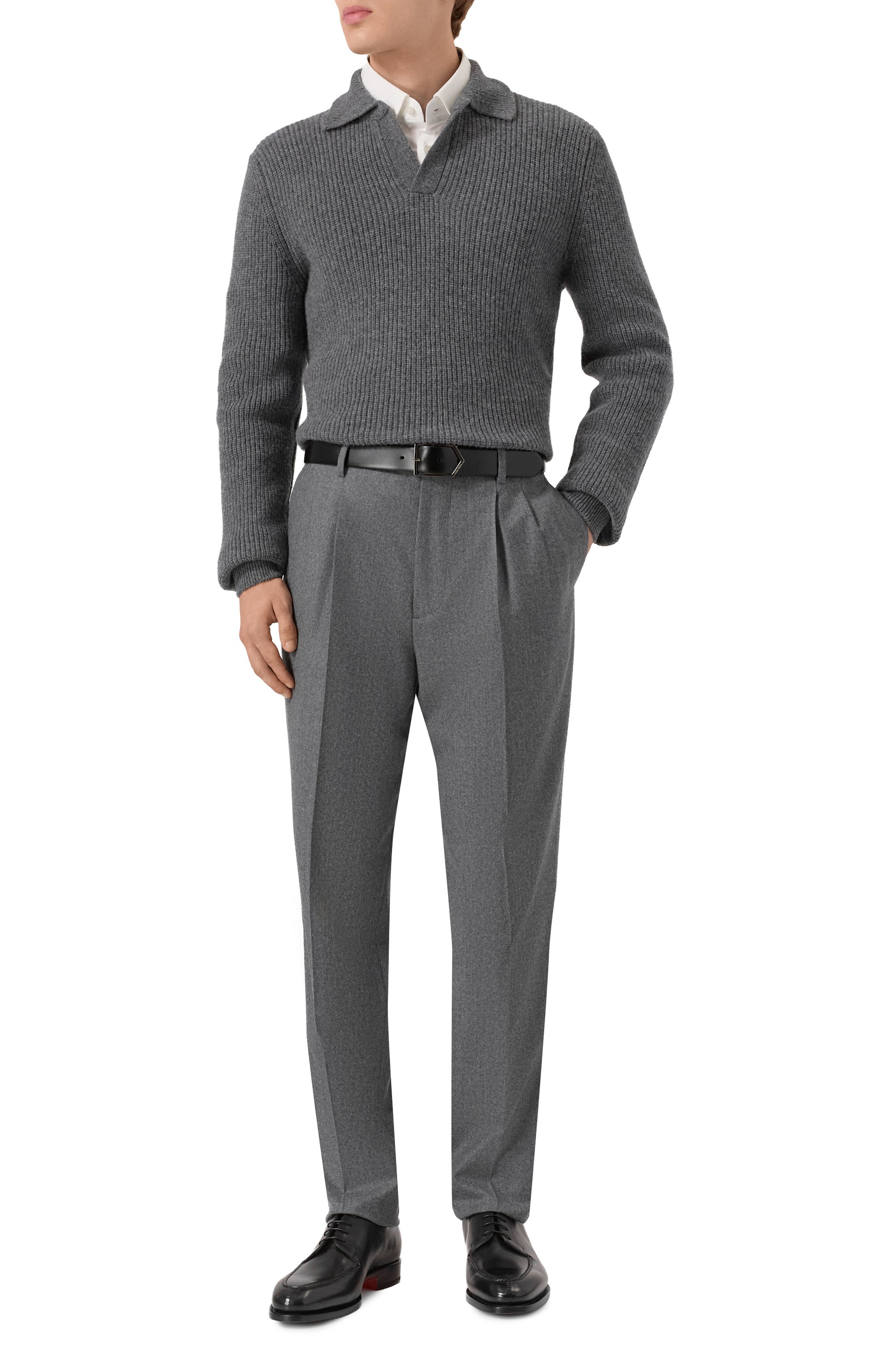 Кожаные дерби adrian SANTONI, арт. MCAG19115MC3HVVD, фото 2