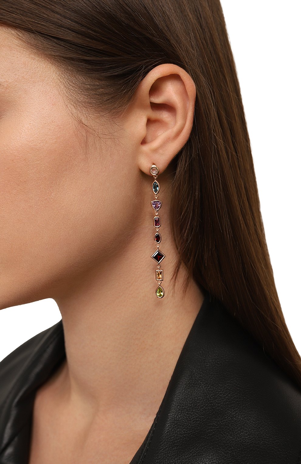 Радужные серьги в позолоте SECRETS JEWELRY, арт. РСП400130, фото 2