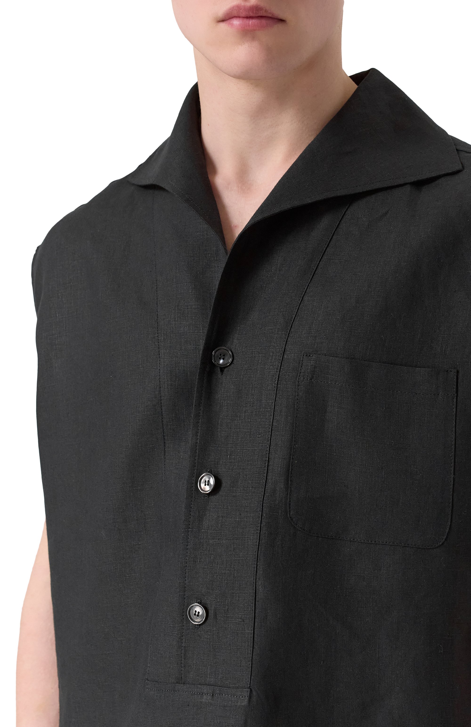 Льняная рубашка DOLCE & GABBANA, арт. G5ND9T/FU4JB, фото 5