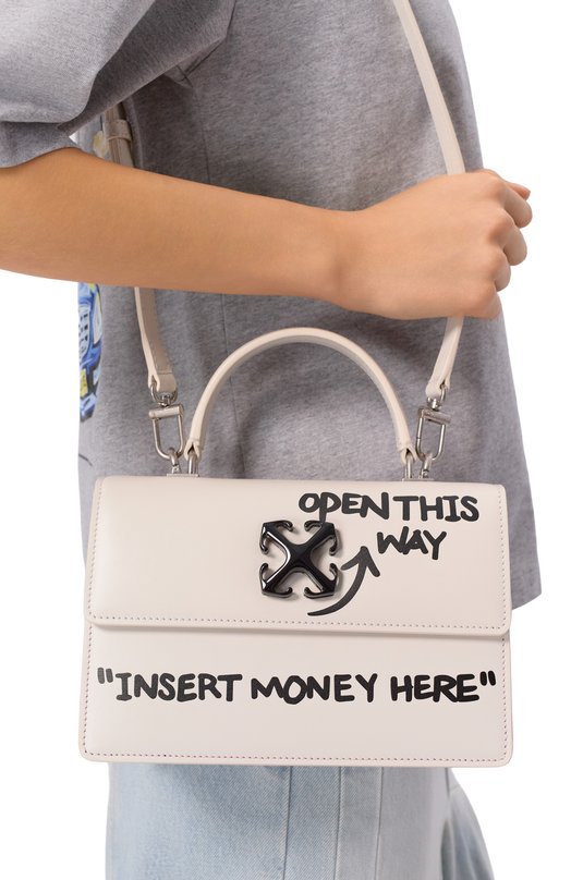 Сумка Jitney 1.4 Off-White 0WNP062C99LEA004 Кремовый  0WNP062C99LEA004 Фото 2