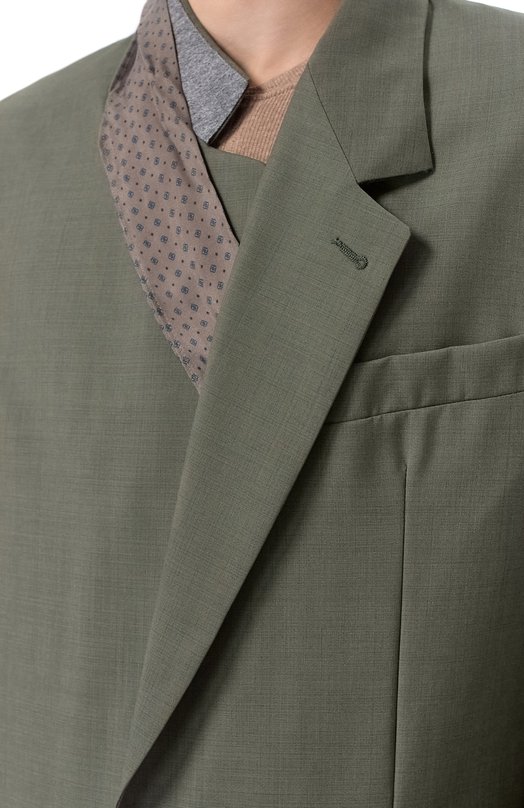 Шерстяной пиджак Magliano MGSS26JA01221 Хаки  MGSS26JA01221 Фото 5