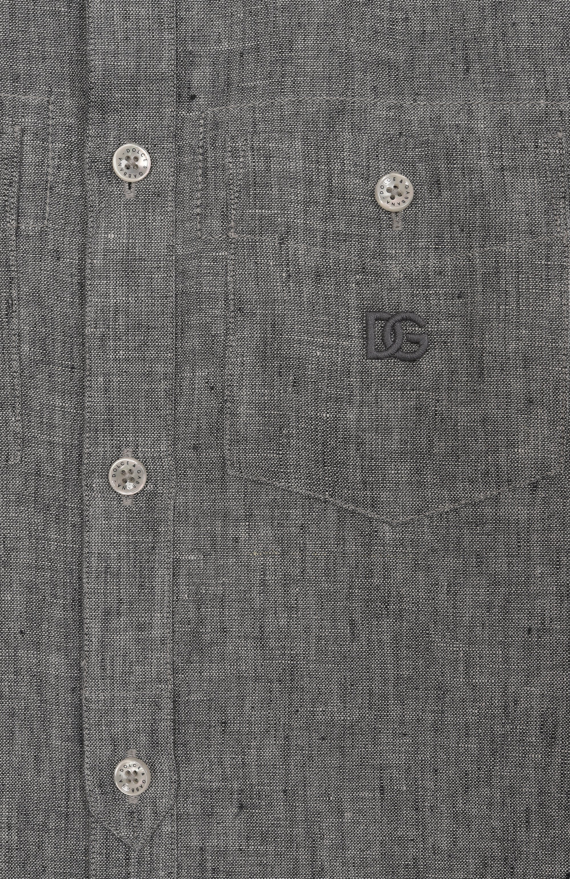 Льняная рубашка DOLCE & GABBANA, арт. L44S43/FU4MF/8-12+, фото 3