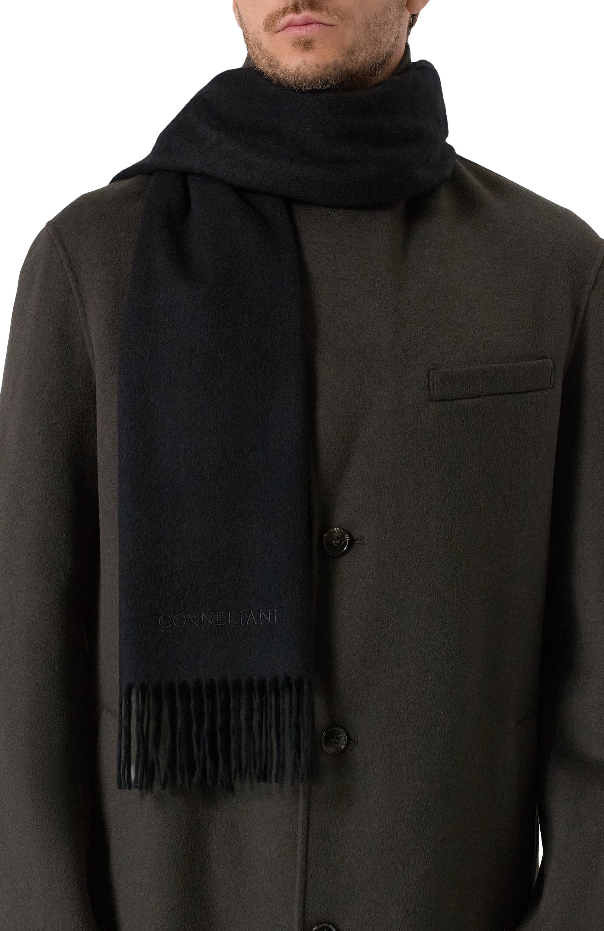 Кашемировый шарф CORNELIANI, арт. 26B344-2629029, фото 2