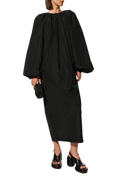 Платье DRIES VAN NOTEN черного цвета по цене 87700 руб., арт. 221-011047-4351, фото 2 Платье DRIES VAN NOTEN, арт. 221-011047-4351, фото 2