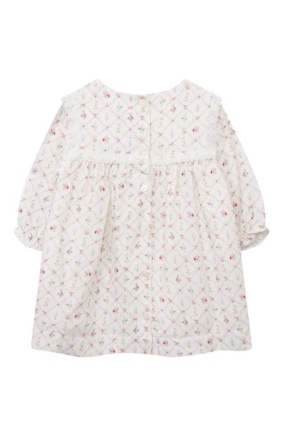 Платье из вискозы TARTINE ET CHOCOLAT белого цвета по цене 11800 руб., арт. TX30000/1M-12M, фото 2 Платье из вискозы TARTINE ET CHOCOLAT, арт. TX30000/1M-12M, фото 2