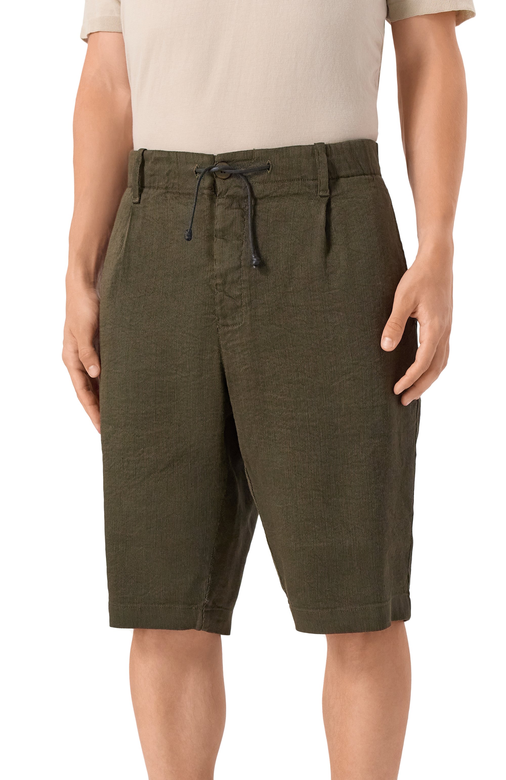 Шорты изо льна и вискозы TRANSIT, арт. CFUTRWH173, фото 3