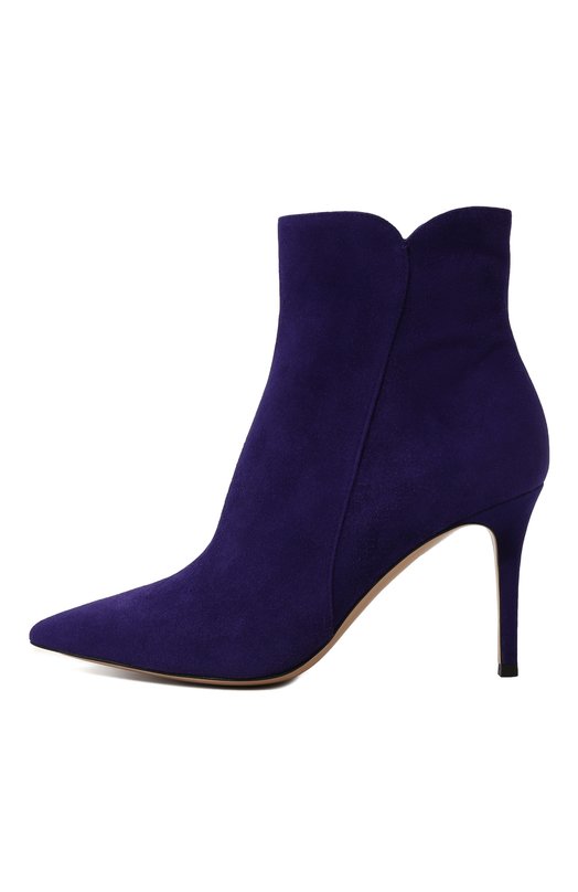 Замшевые ботильоны Levy 85 Gianvito Rossi G70321.85RIC.CASINDI Фиолетовый  G70321.85RIC.CASINDI Фото 4