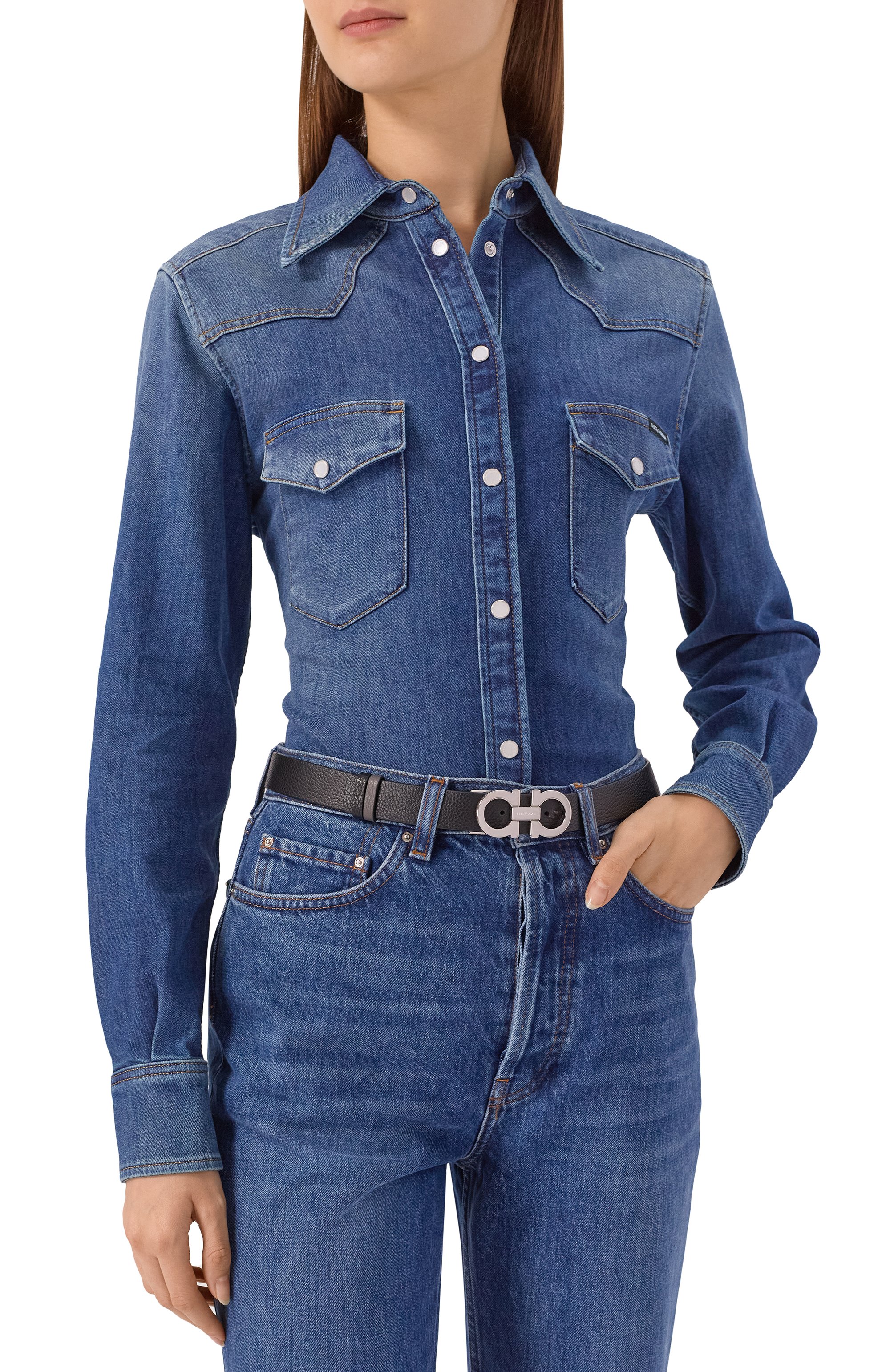 Двусторонний ремень FERRAGAMO, арт. 23A565/764038, фото 3