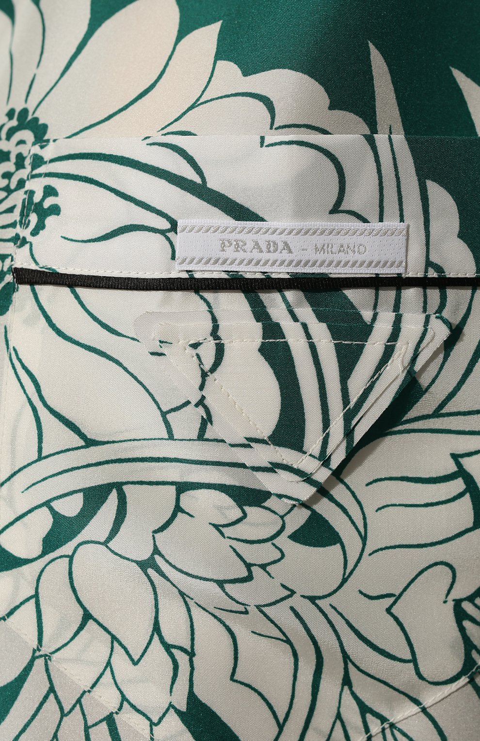 Шелковая рубашка PRADA, арт. P433BO-1ZNS-F0363-212, фото 5