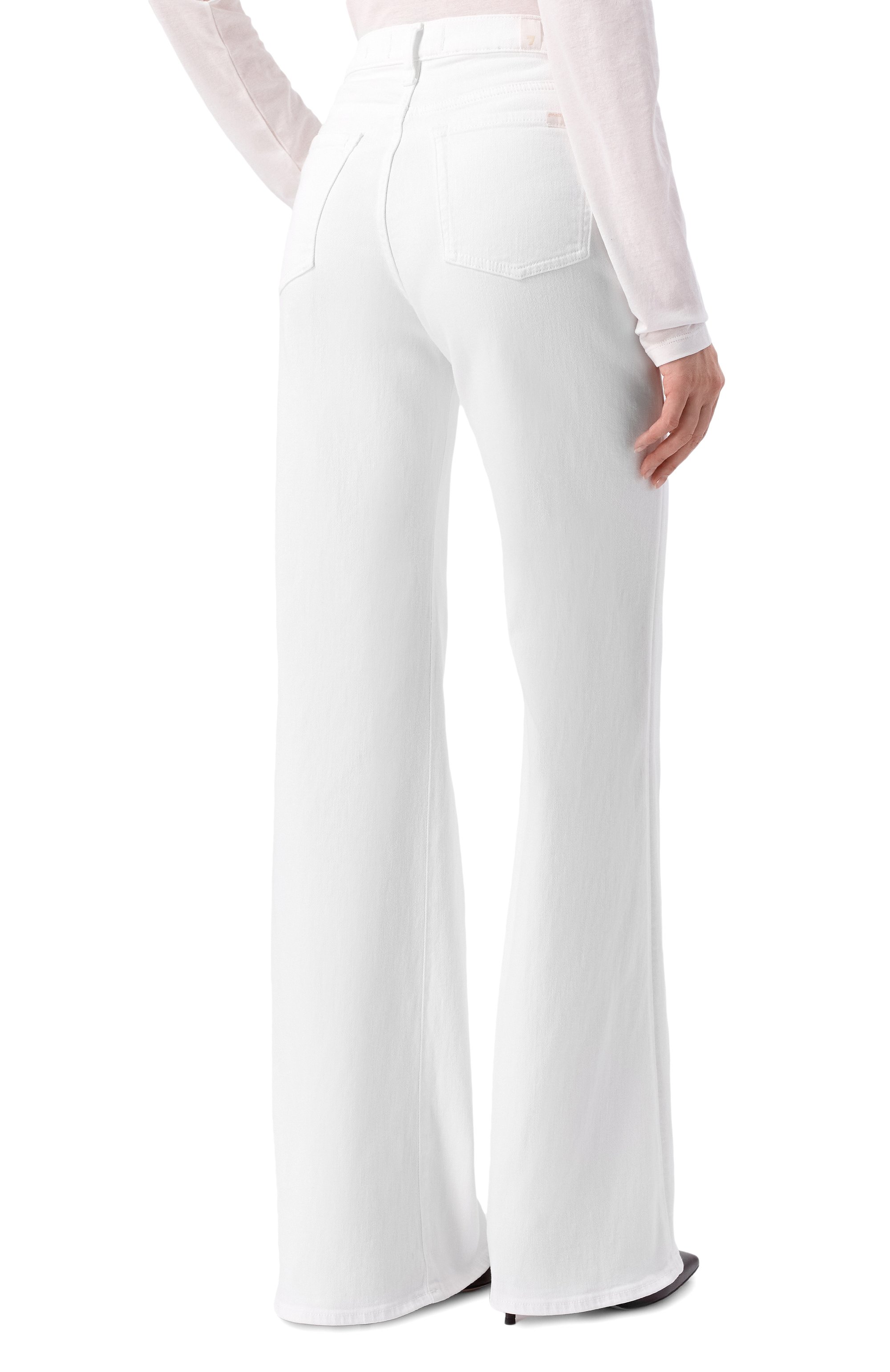 Джинсы dojo 7 FOR ALL MANKIND белого цвета по цене 31550 руб., арт. 7U330C14/M0DERN D0J0, фото 4 Джинсы dojo 7 FOR ALL MANKIND, арт. 7U330C14/M0DERN D0J0, фото 4