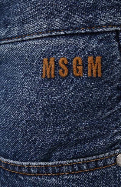 Джинсы MSGM синего цвета по цене 25300 руб., арт. 3141MDP42L 217756, фото 5 Джинсы MSGM, арт. 3141MDP42L 217756, фото 5