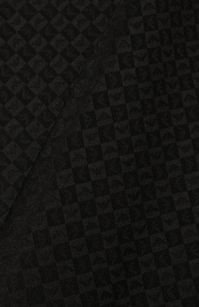 Шелковый платок EMPORIO ARMANI черного цвета по цене 8415 руб., арт. 340033/2R612, фото 2 Шелковый платок EMPORIO ARMANI, арт. 340033/2R612, фото 2