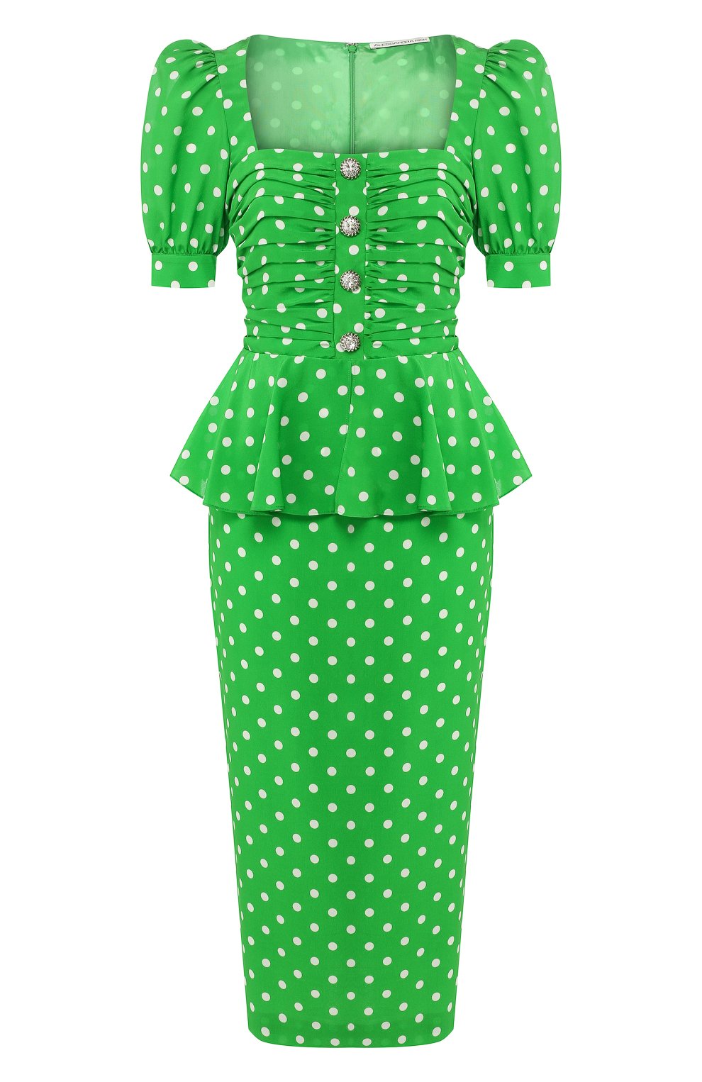 Шелковое платье ALESSANDRA RICH, арт. FAB2129-F2818, фото 1