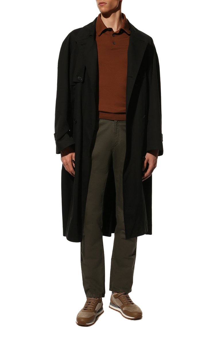 Брюки из хлопка и льна ZEGNA, арт. UZI37/GAN, фото 2