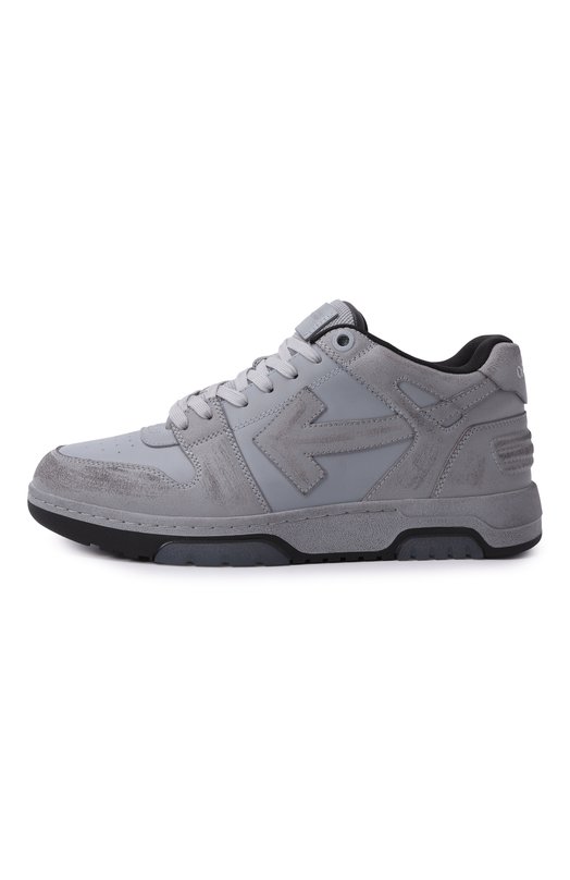 Комбинированные кеды Out Of Office Off-White 0MIA189S25LEA006 Серый  0MIA189S25LEA006 Фото 4