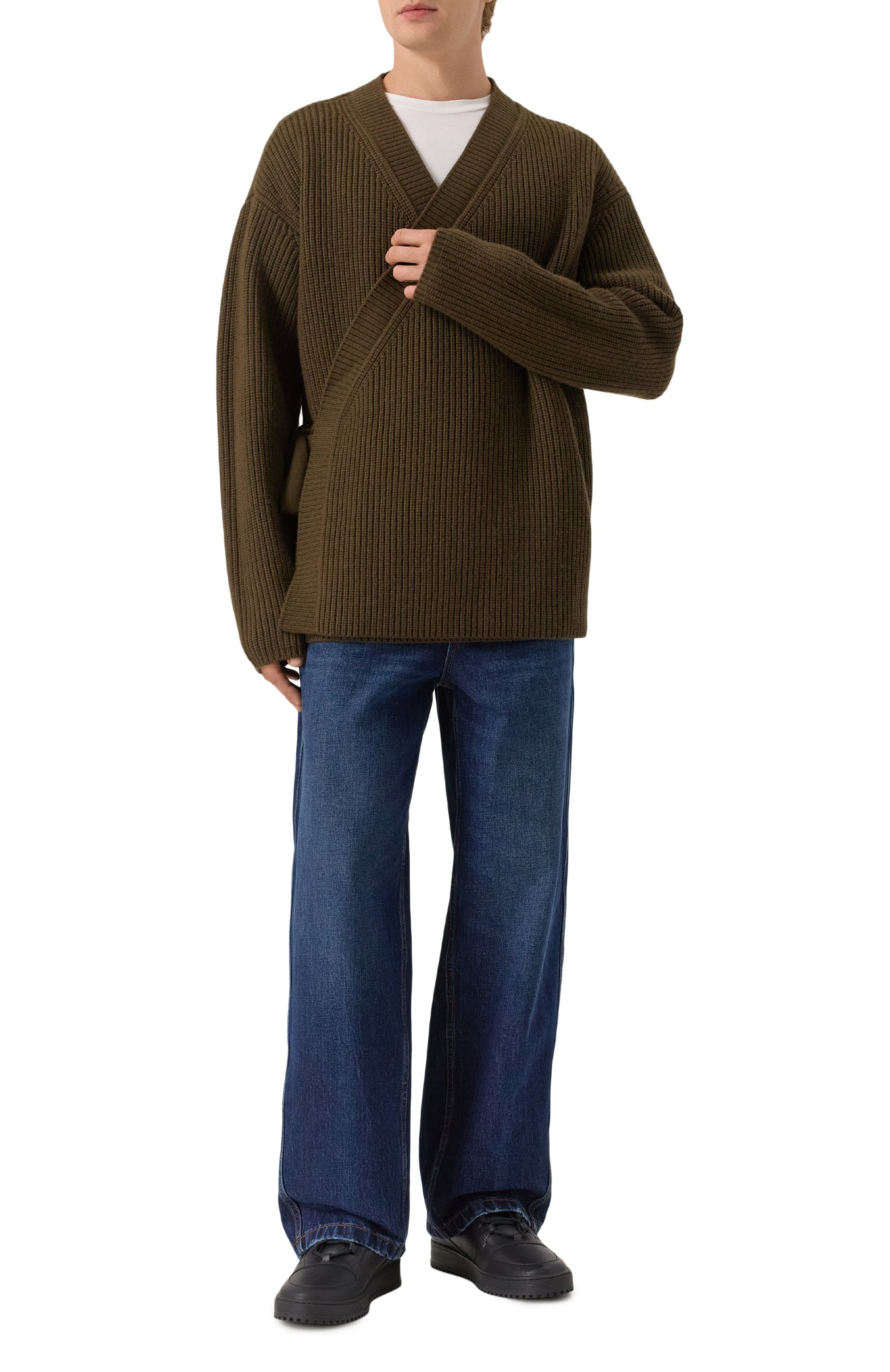 Кожаные кеды EMPORIO ARMANI, арт. EM003670/AF19554, фото 2