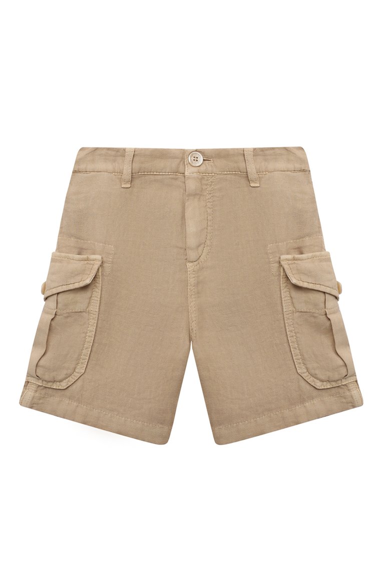 Льняные шорты-карго BRUNELLO CUCINELLI, арт. B243DP900A, фото 1