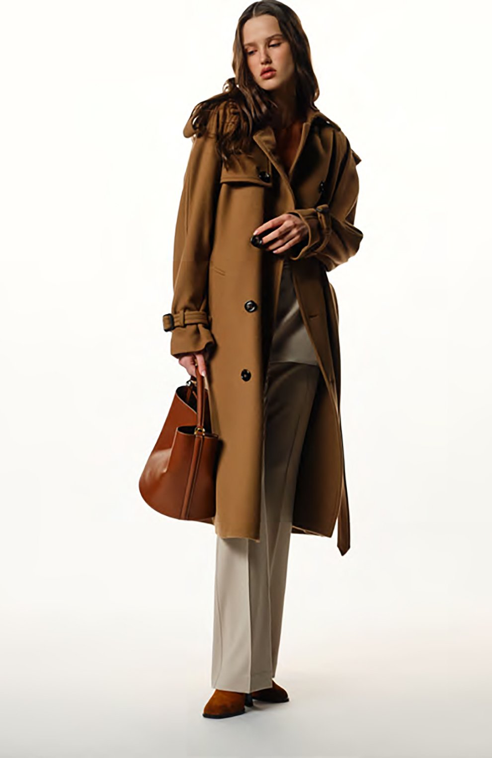 Шерстяное пальто CELINE, арт. 2M722995K, фото 6