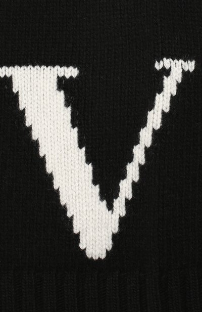 Балаклава из смеси шерсти и кашемира vltn  VALENTINO, арт. SY2HM00BXKS, фото 3