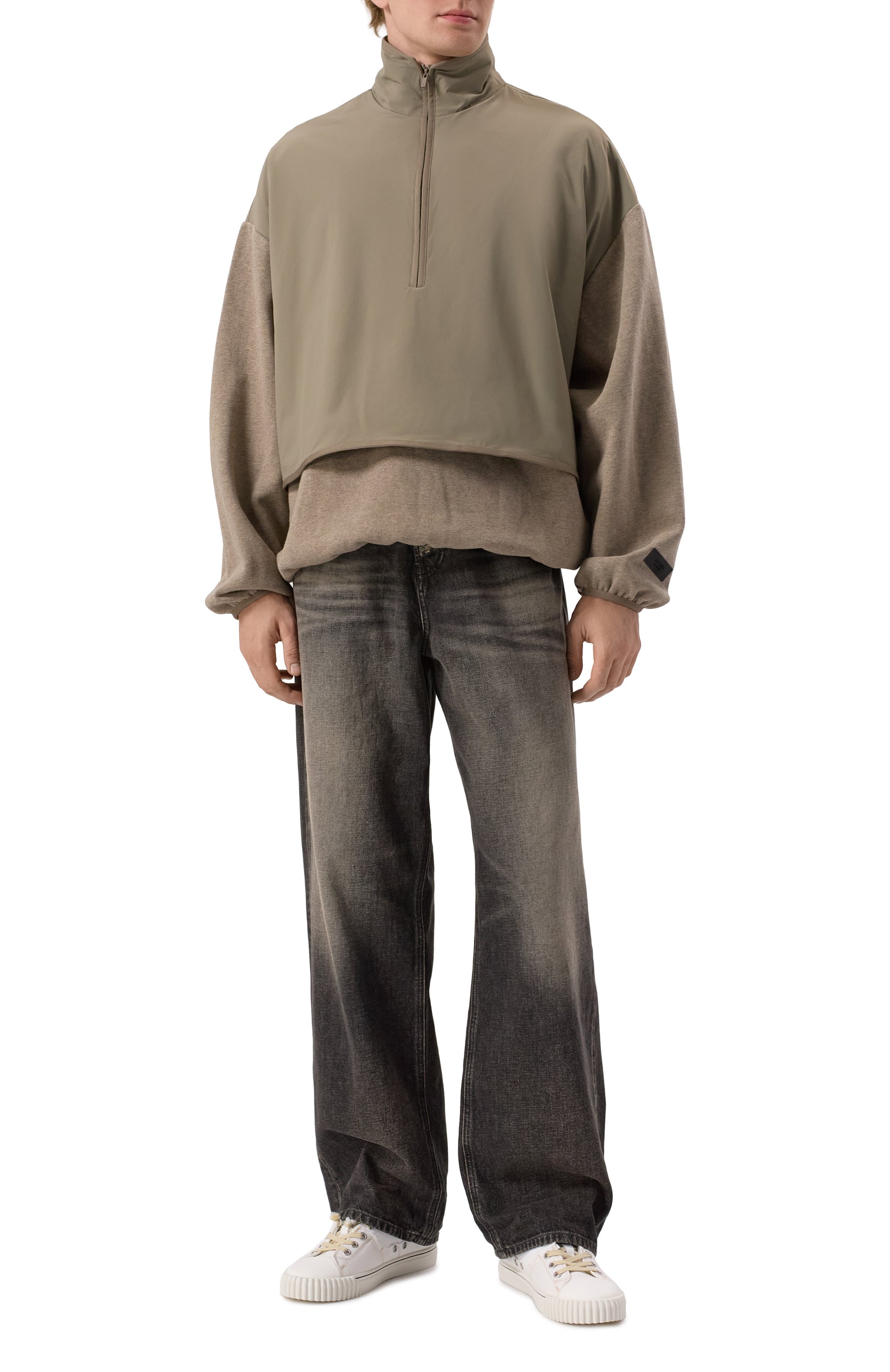 Комбинированный свитшот FEAR OF GOD, арт. 202SU244301F-M-267, фото 2