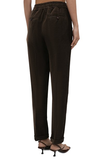 Вельветовые брюки KITON зеленого цвета по цене 92150 руб., арт. D37102K0598A, фото 4 Вельветовые брюки KITON, арт. D37102K0598A, фото 4