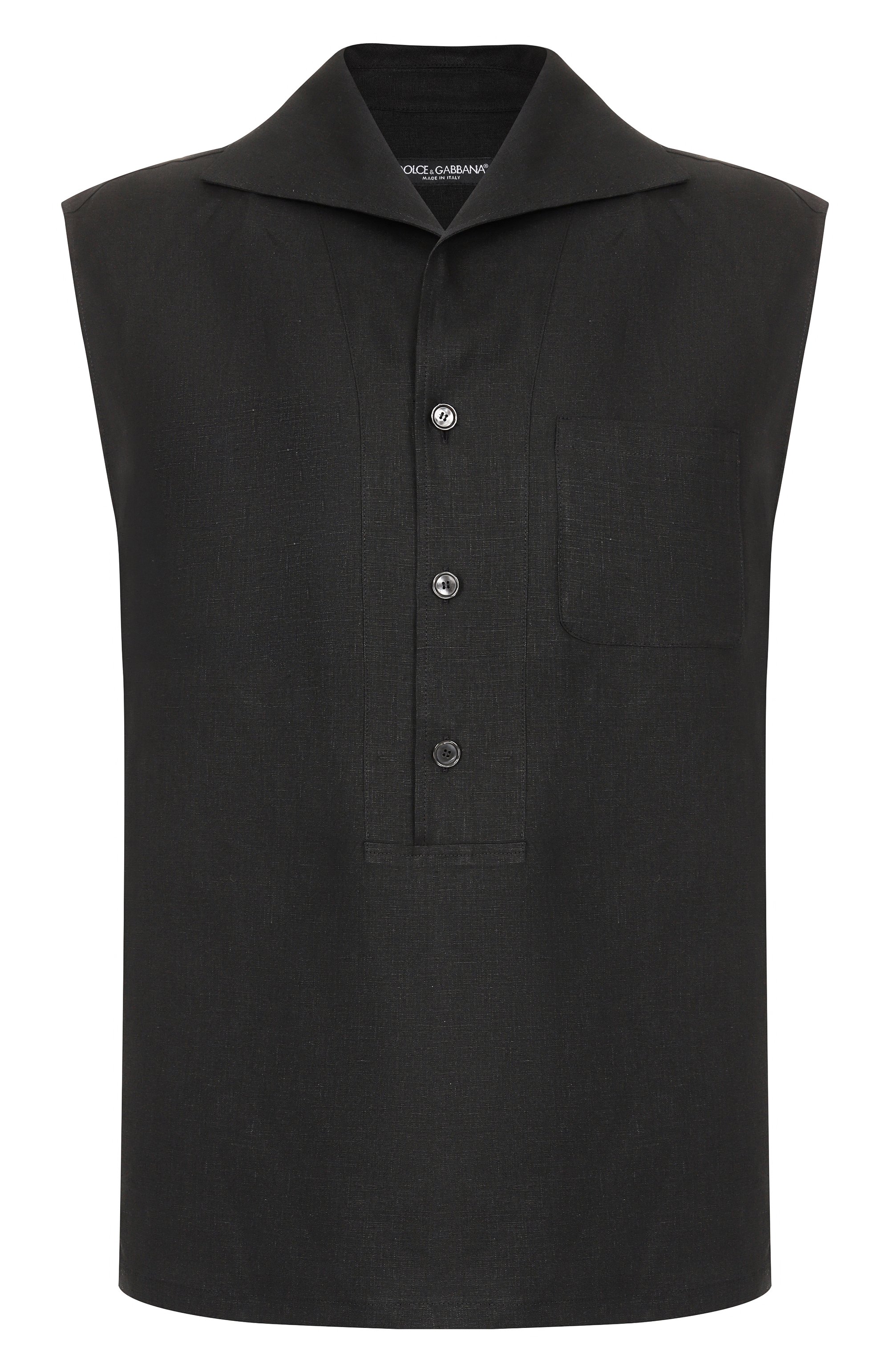 Льняная рубашка DOLCE & GABBANA, арт. G5ND9T/FU4JB, фото 1