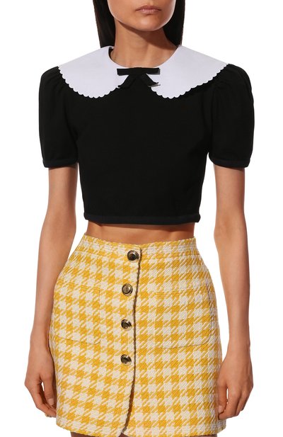 Топ из вискозы MIU MIU, арт. MJN279-1XE2-F0002, фото 3