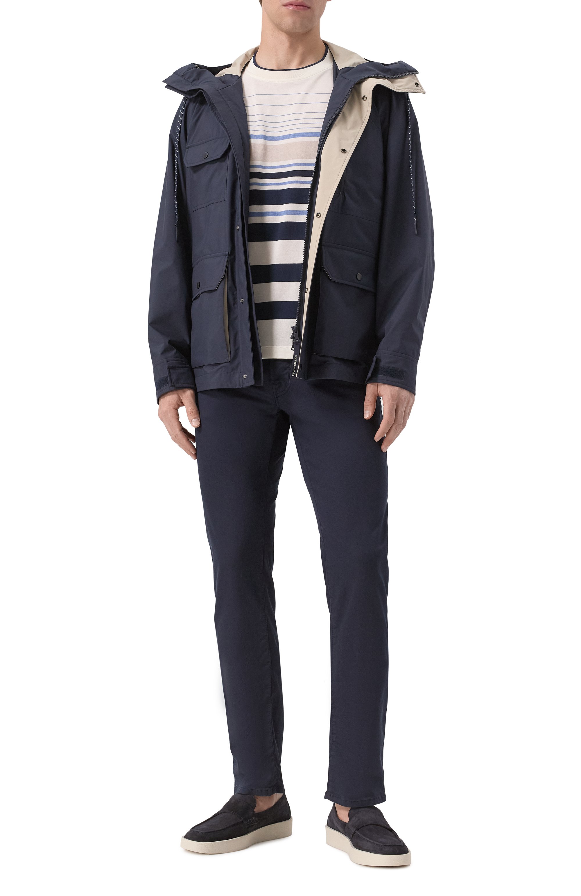 Хлопковая футболка PAUL&SHARK, арт. 25411103, фото 2