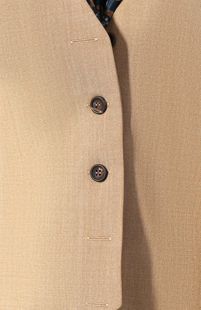 Шерстяной жилет BRUNELLO CUCINELLI бежевого цвета по цене 205000 руб., арт. MH120HS106, фото 5 Шерстяной жилет BRUNELLO CUCINELLI, арт. MH120HS106, фото 5