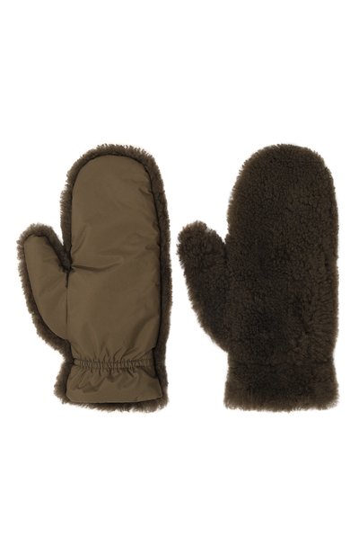 Меховые варежки из овчины YVES SALOMON, арт. 24WAA603XXD0XW, фото 3