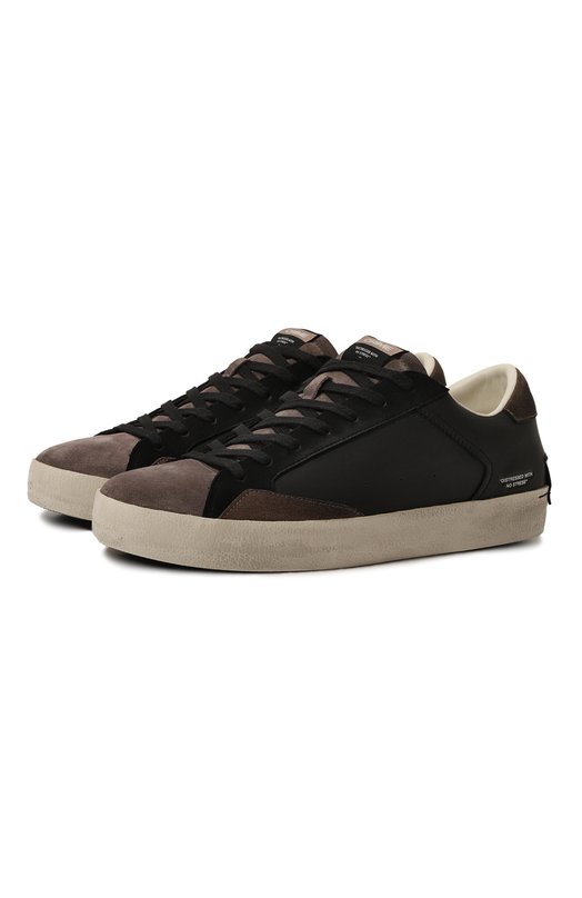 Комбинированные кеды Distressed Crime London 15004AA7 Чёрный 15004AA7