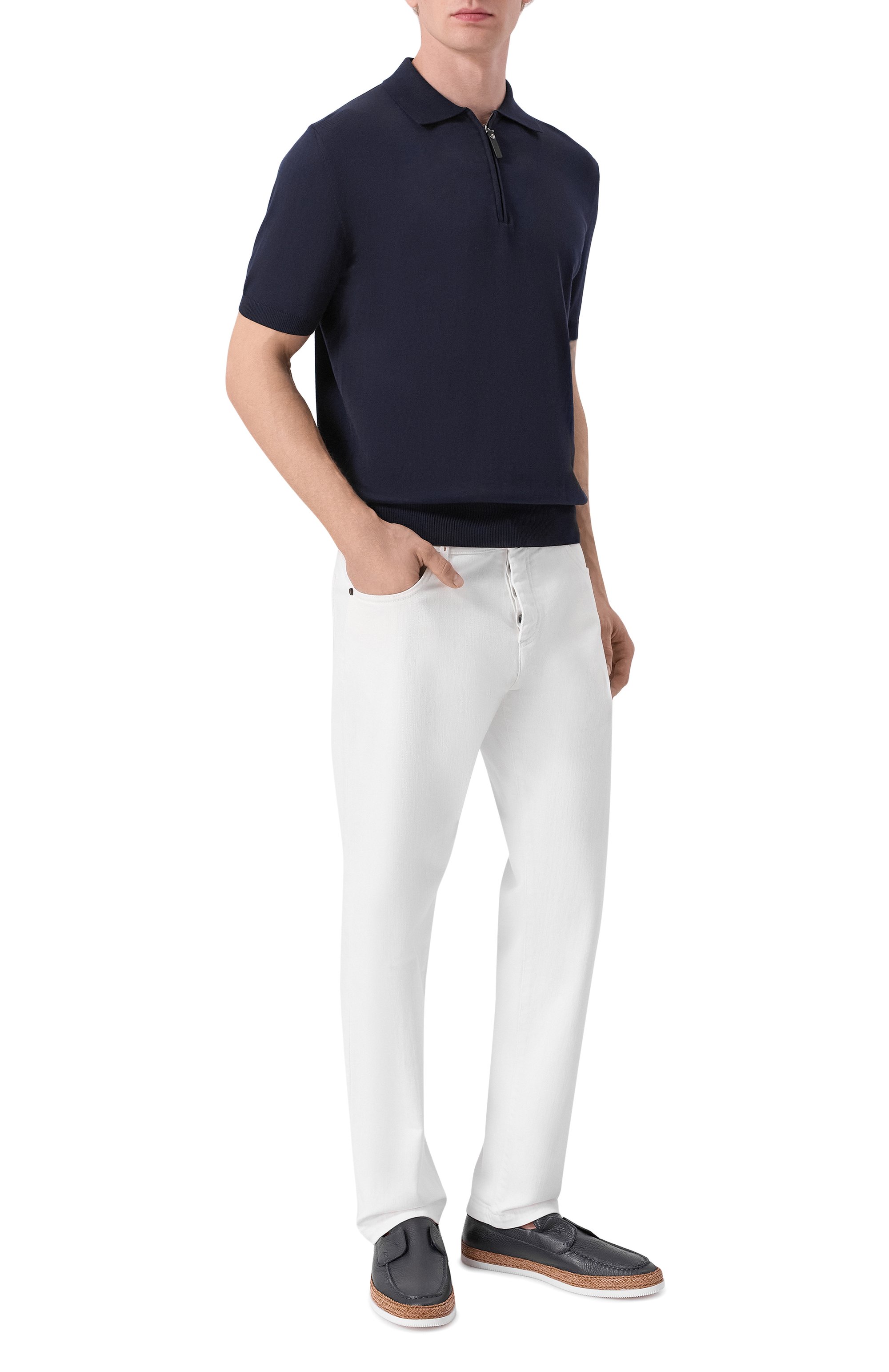 Кожаные лоферы ZILLI, арт. H0206AM1947VPAP01, фото 2