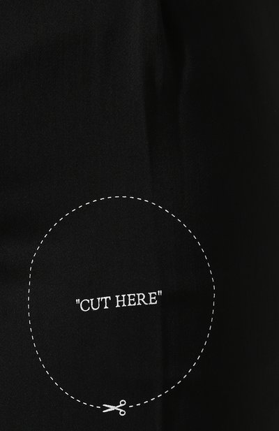 Брюки из вискозы OFF-WHITE черного цвета по цене 62300 руб., арт. 0WCA102S20FAB0041000, фото 5 Брюки из вискозы OFF-WHITE, арт. 0WCA102S20FAB0041000, фото 5