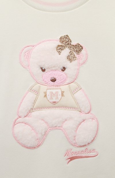 Хлопковое платье MONNALISA, арт. 390906, фото 3