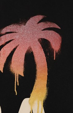 Хлопковая футболка PALM ANGELS, арт. PMAA001F23JER0011025, фото 1