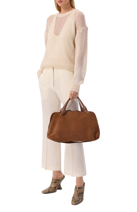 Сумка Aries Neous 00058/SUEDE/LEATHER_001 Бежевый  00058/SUEDE/LEATHER_001 Фото 3