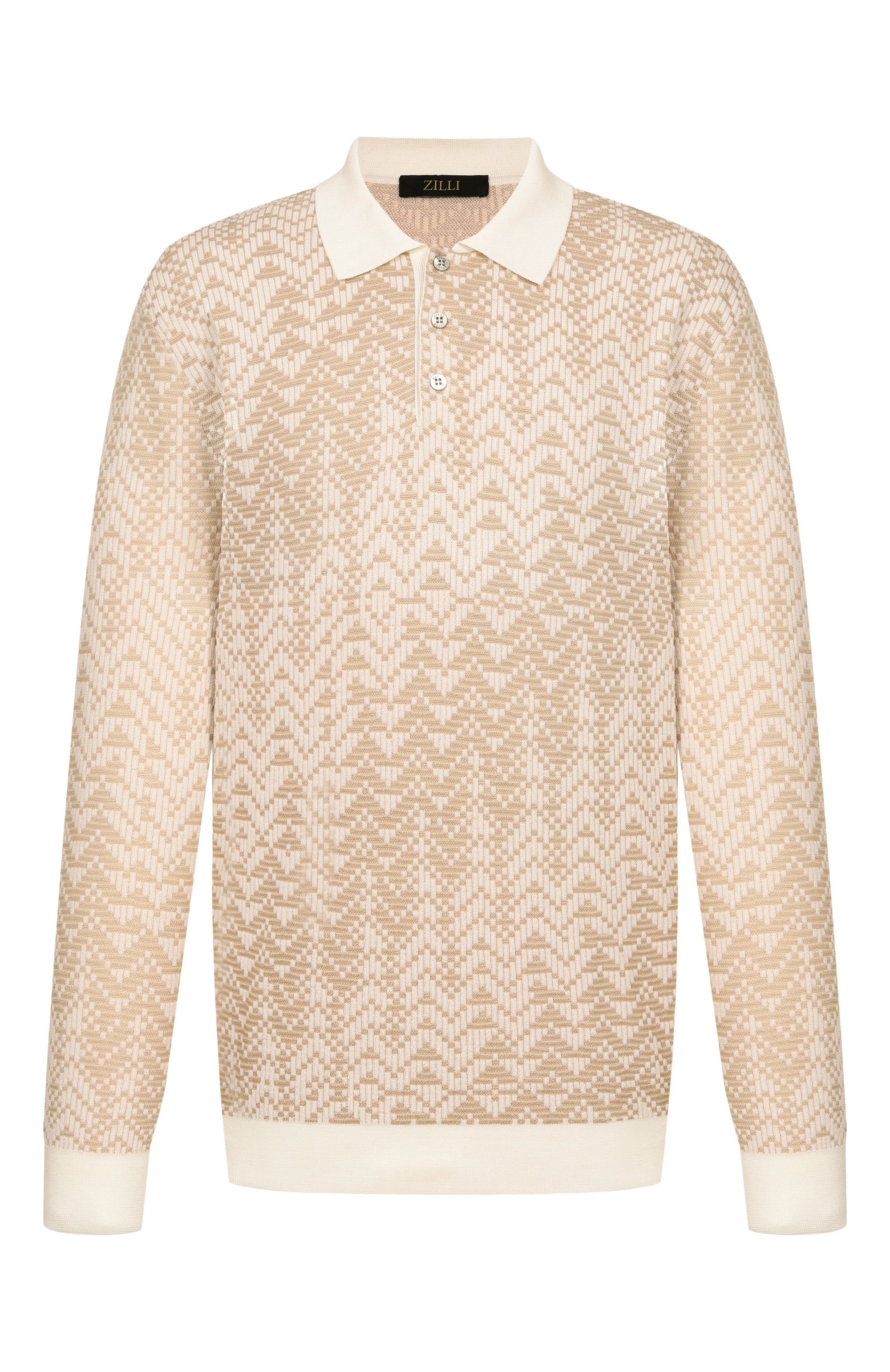 Поло из шерсти и шелка ZILLI, арт. KBP001M0230VRAWA0_001, фото 1