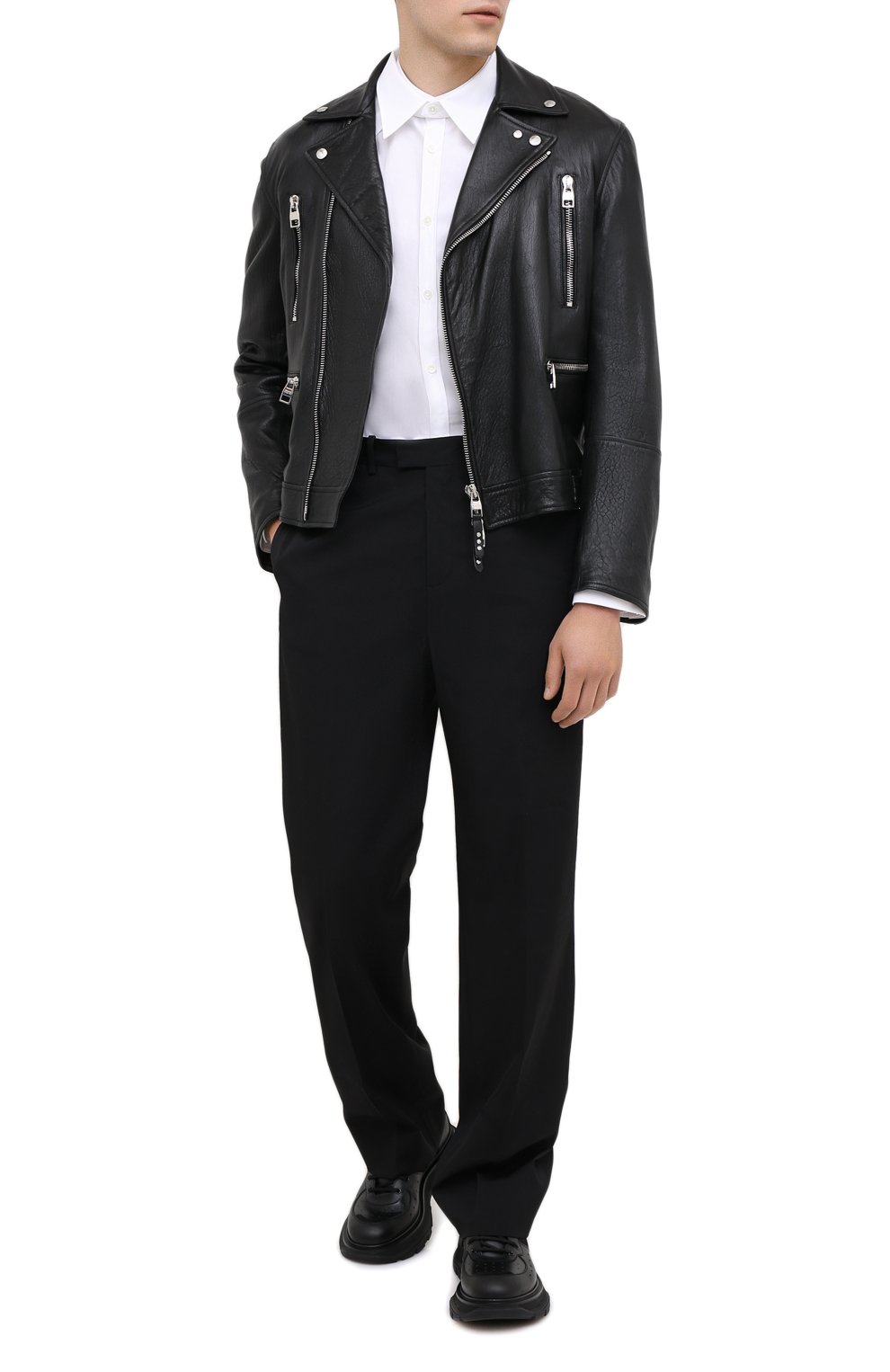 Кожаная куртка ALEXANDER MCQUEEN, арт. 626381/Q5LDS, фото 2