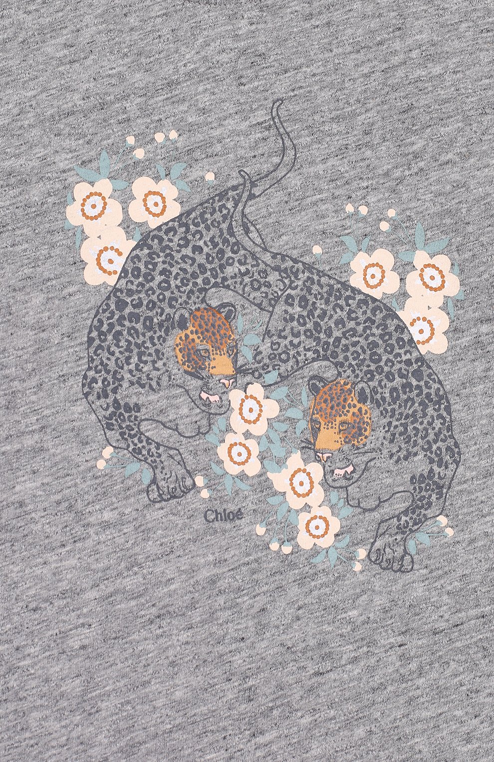 Хлопковый лонгслив с принтом CHLOÉ, арт. C15582/6A-12A, фото 3