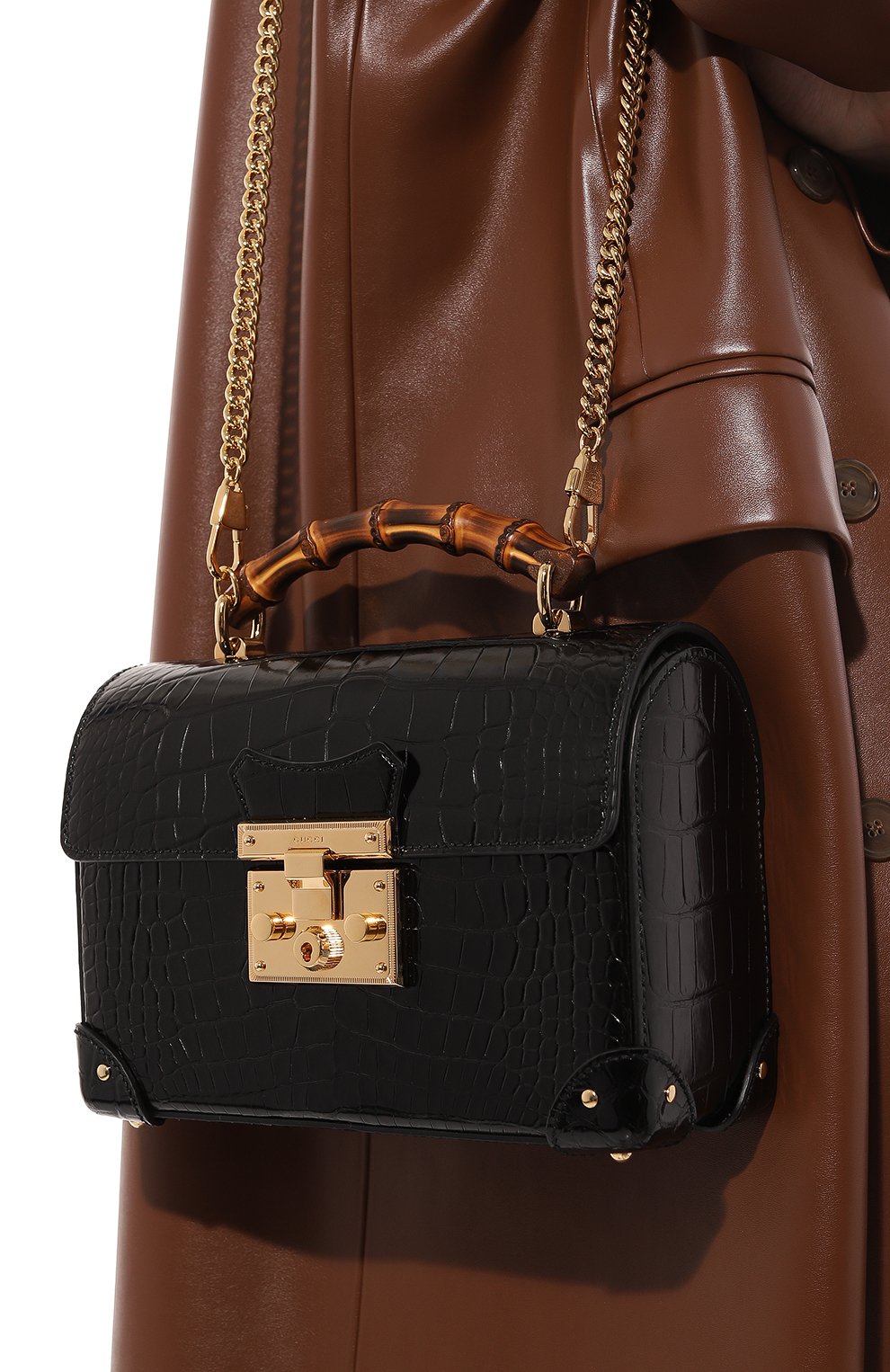 Сумка из кожи аллигатора GUCCI, арт. 603221 EV40G, фото 2